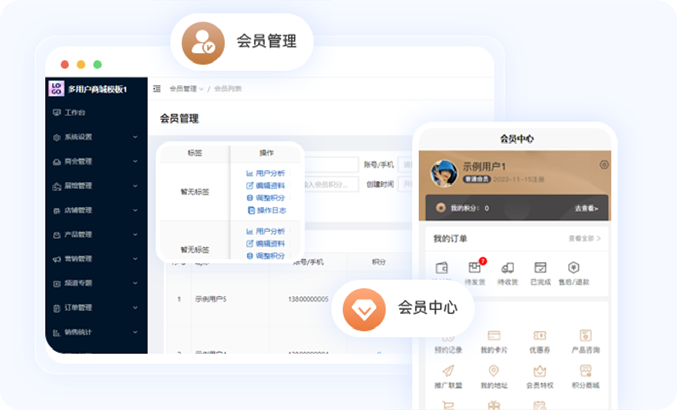 平臺會員系統(tǒng)